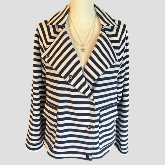 Blazer, Jacket, Active Wear Liz Claiborne Button Up - Picture 6 of 8